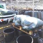 アクアフォームの充填作業